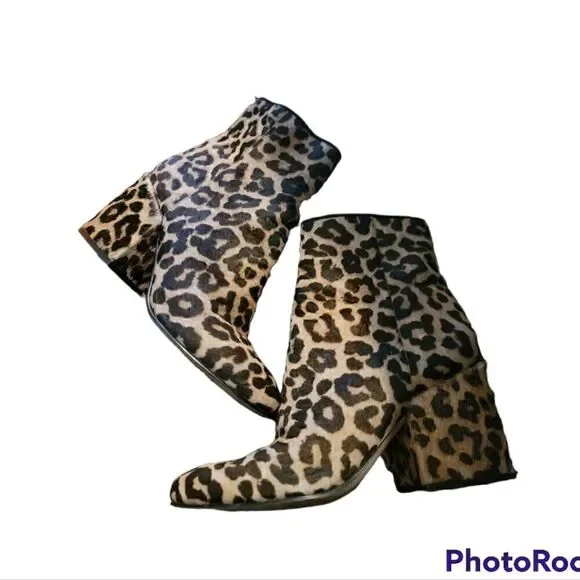 Sam Edelman Shoes Samedelman Calfhair Taye Leopard Ankle Boots